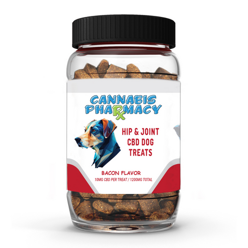 Cannabis Pharmacy Hip &amp; Joint CBD Dog Treats - 1200mg - 120ct