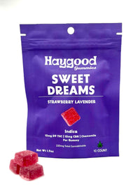 Sweet Dreams: CBN & Delta 9 THC Live Resin Gummies – Indica - Mixed Berry
