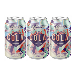 12 x Herstoric 15mg CBD Real Cola Sparkling Soft Drink - 330ml