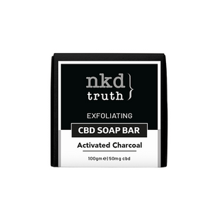 NKD 50mg CBD Specialty Activated Charcoal soap bar