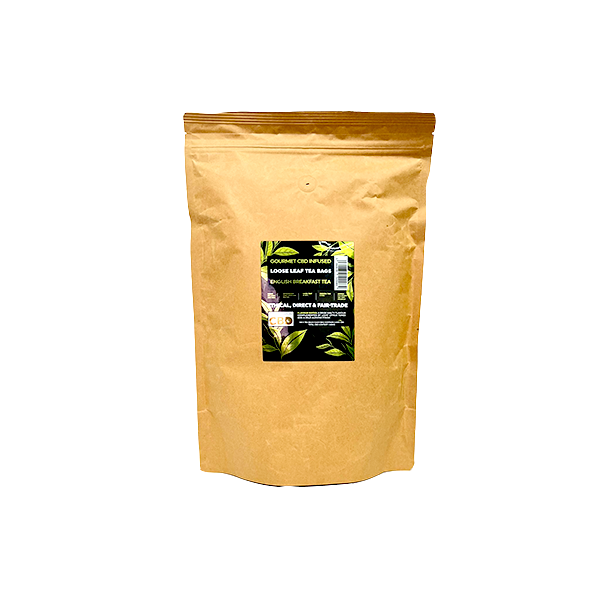 Equilibrium CBD Tea English Breakfast Catering Pack - 100 Biodegradable Pyramid Tea Bags