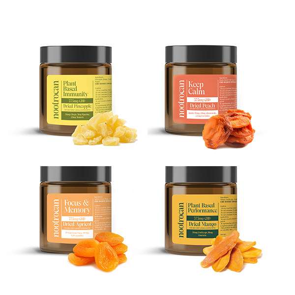 Nootrocan 375mg Full Spectrum CBD Nootropic Dried Fruits