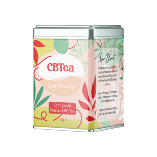 CBTea 125mg Cold Pressed Full Spectrum CBD English Breakfast
