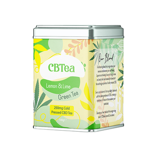 CBTea 250mg Cold Pressed Full Spectrum CBD Lemon & Lime Green Tea