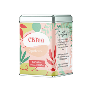 CBTea 250mg Cold Pressed Full Spectrum CBD English Breakfast Tea