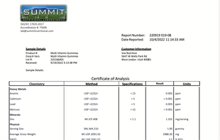 Gumi Vitamins Vitality Multivitamins Gummies - 60 Gummies
