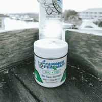 Cannabis Pharmacy 1:1 Delta-9 THC Gummies | 25mg THC &amp; 25mg  CBD - Blue Razz Slurricane - 20ct