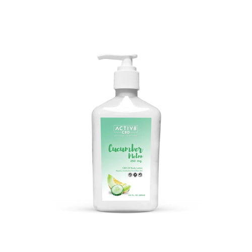 ACTIV8 CBD Lotion: Cucumber Melon - 250mg CBD