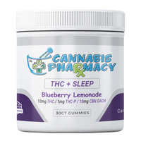 Cannabis Pharmacy | Deep Dream Sleep Gummies | 10mg CBN +10mg D9 +1mg THCP - Blueberry Lemonade - 30ct