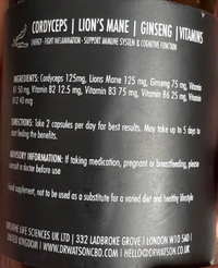 Dr Watson Energise Mushroom Complex - 60 Caps