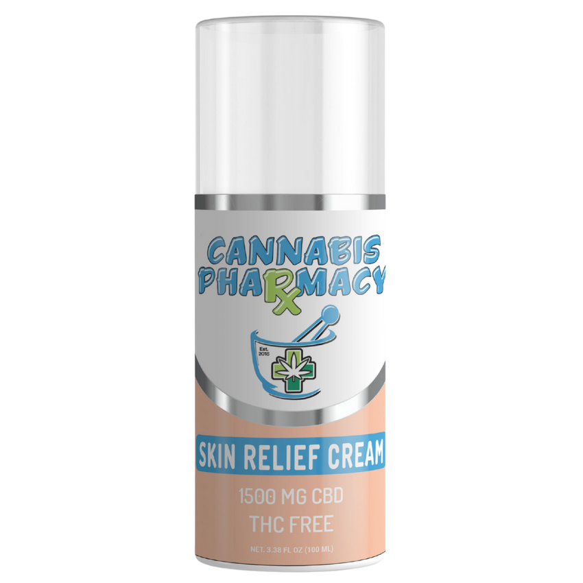 Cannabis Pharmacy | Skin Relief Cream w/ Avocado Oil | 1500mg CBD Lotion